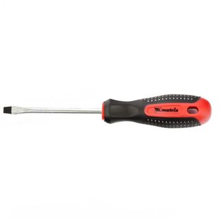 Отвертка Fusion, SL6 х 100 мм, CrV, трехкомпонентная рукоятка Anti slip Matrix 11423