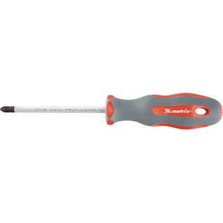 Отвертка Profi, SL4 х 75 мм, SVСM, двухкомпонентная рукоятка Matrix 11958