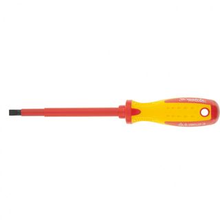 Отвертка Insulated, SL5,5 x 125 мм, CrMo, до 1000 В, двухкомпонентная рукоятка Matrix Professional 12918