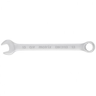 Ключ комбинированный, 13 мм, CrV, матовый хром Matrix 15109