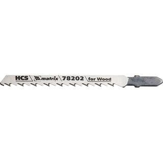 Полотна для электролобзика по дереву, 3 шт, T101D, 75 х 4,0 мм, HCS Matrix Professional 78202