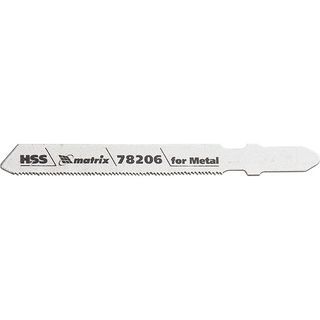 Полотна для электролобзика по металлу, 3 шт, T118G, 50 х 0,8 мм, HSS Matrix Professional 78206