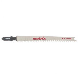 Полотна для электролобзика  по дереву, 3 шт, T234X, 90 x 2-3 мм, HCS Matrix 78217