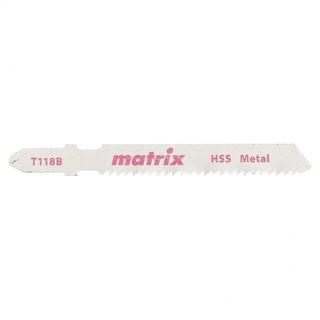 Полотна для электролобзика  по металлу, 3 шт,T118B, 50 x 2 мм, HSS Matrix 78229