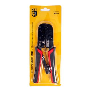 Кримпер многофункциональный с 2 встроенными модулями для обжима RJ-45, RJ-12, RJ-11