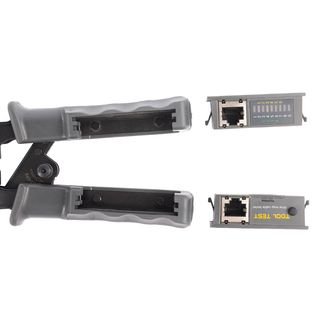 Кримпер многофункциональный с 2 встроенными модулями для обжима RJ-45, RJ-12, RJ-11
