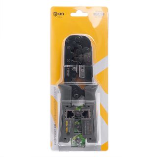 Кримпер многофункциональный с 2 встроенными модулями для обжима RJ-45, RJ-12, RJ-11
