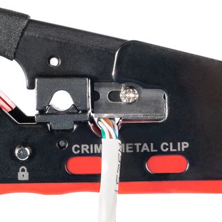 Кримпер с 2 встроенными модулями для обжима RJ-45 (Сat 7), RJ-12, RJ-11