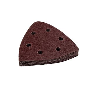 Насадка для МФИ ПРАКТИКА шлиф.листы, дельта, VELCRO, 6 отверстий 93 мм, P360 (10 шт), 240-478
