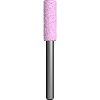 Шарошка абразивная ПРАКТИКА оксид алюминия, цилиндрическая 10х32 мм, хвост 6 мм, блистер, 641-244