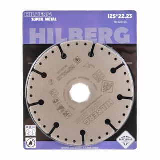 Диск алмазный отрезной 125*22,23 Hilberg Super Metal