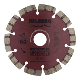 Диск алмазный отрезной 125*22.23 Hilberg Industrial Hard