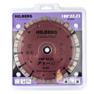 Диск алмазный отрезной 180*22.23 Hilberg Industrial Hard