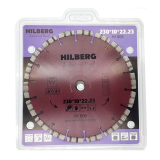 Диск алмазный отрезной 230*22.23 Hilberg Industrial Hard