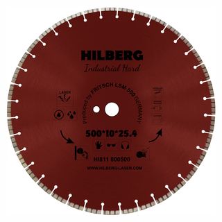 Диск алмазный отрезной 500*25,4 Hilberg Industrial Hard