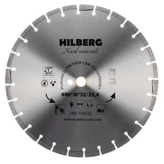 Диск алмазный отрезной 400*32/25,4 Hilberg Hard Materials Лазер
