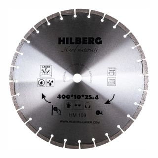 Диск алмазный отрезной 400*25,4 Hilberg Hard Materials Лазер