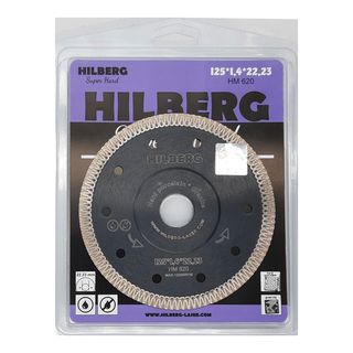 Диск алмазный отрезной 125*22,23 Hilberg Super Hard Турбо х-тип