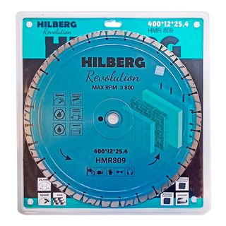 Диск алмазный отрезной 400*25,4*12 Hilberg Revolution