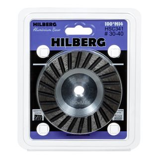 Чашка алмазная для плитки и камня 100*M14, №30-40, Hilberg Stone, Aluminium Base,