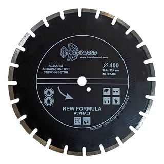 Диск алмазный отрезной 400*25,4 по асфальту New Formula