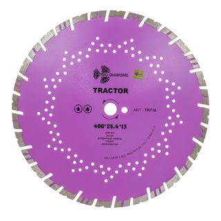Диск алмазный отрезной 400*25,4*13 серия Tractor