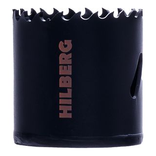 Коронка биметаллическая по металлу 44мм, крупный зуб, Hilberg Bi-Metal Cobalt 8% (М42),