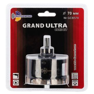 Коронка алмазная по керамограниту 70 мм Grand Ultra