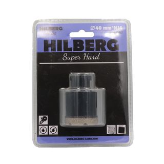 Коронка алмазная 40 мм Hilberg Super Hard M14