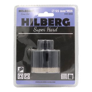 Коронка алмазная 55 мм Hilberg Super Hard M14