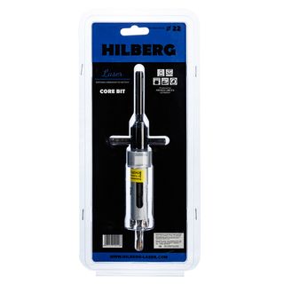 Коронка алмазная по бетону 22 мм Hilberg Laser