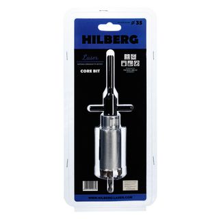 Коронка алмазная по бетону 35 мм Hilberg Laser