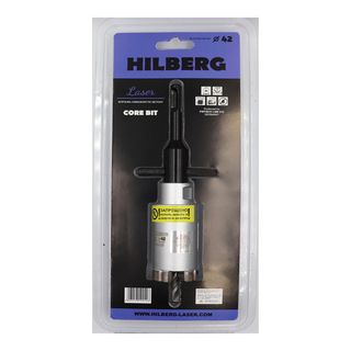 Коронка алмазная по бетону 42 мм Hilberg Laser
