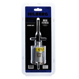 Коронка алмазная по бетону 55 мм Hilberg Laser