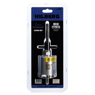 Коронка алмазная по бетону 60 мм Hilberg Laser