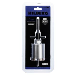 Коронка алмазная по бетону 60 мм Hilberg Laser