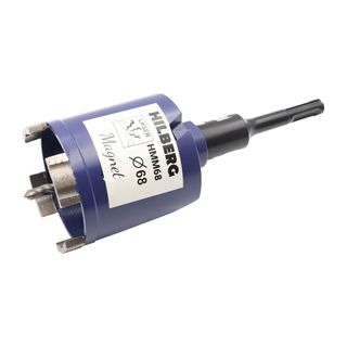 Коронка алмазная по бетону 68 мм Hilberg Laser Magnet