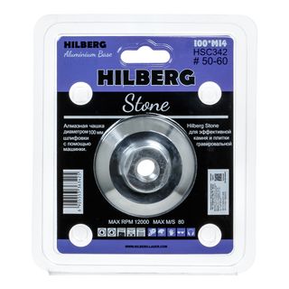 Чашка алмазная для плитки и камня 100*M14, №50-60, Hilberg Stone, Aluminium Base,