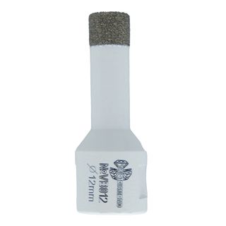 Коронка алмазная по керамограниту 12 мм, М14, Vacuum Brazed,