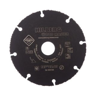 Диск карбид вольфрамовый отрезной 125*22,23 Hilberg Super Wood