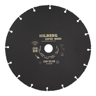 Диск карбид вольфрамовый отрезной 230*22,23 Hilberg Super Wood