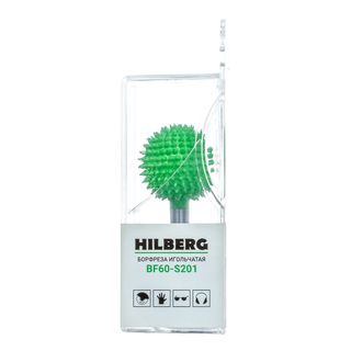 Борфреза игольчатая HILBERG, хв-к 6мм, тип Сфера 25мм, L=60мм,