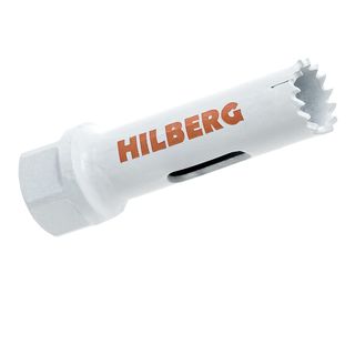 Коронка биметаллическая по металлу 14мм, мелкий зуб, Hilberg Bi-Metal Cobalt 8% (М42),