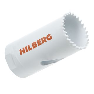 Коронка биметаллическая по металлу 25мм, мелкий зуб, Hilberg Bi-Metal Cobalt 8% (М42),