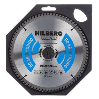 Диск пильный Hilberg Industrial Алюминий 210*30*80Т