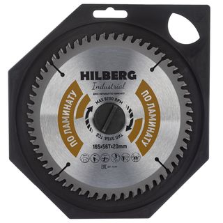 Диск пильный Hilberg Industrial Ламинат 165*20*56Т
