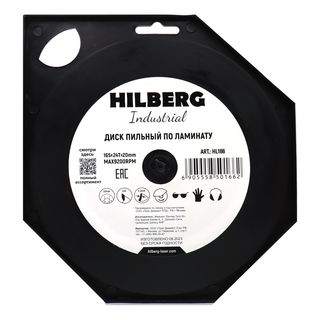 Диск пильный Hilberg Industrial Ламинат 165*20*24Т