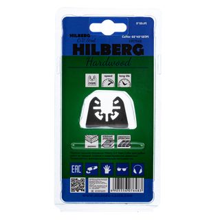 Полотно пильное погружное по твердой древесине Hilberg Cr-V 68*40*18TPI