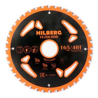 Диск пильный Hilberg Vezdehod 165*30*40Т*7 град.