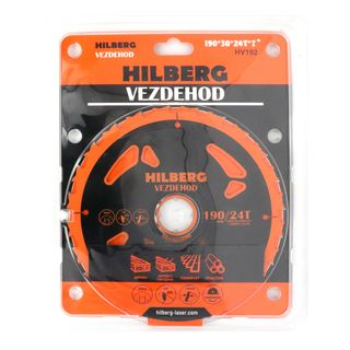 Диск пильный Hilberg Vezdehod 190*30*24Т*7 град.